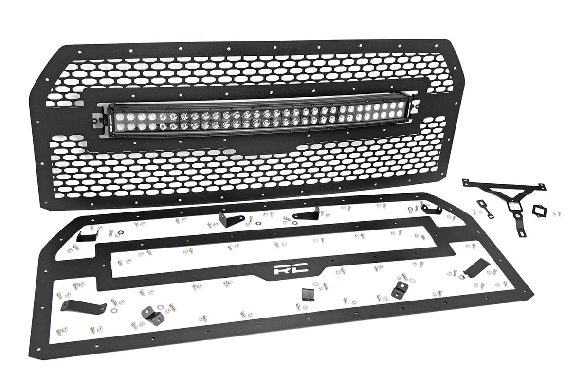 Mesh Grille | 30" Dual Row LED | Black | Ford F-150 2WD/4WD (2015-2017) - Image 3