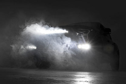 LED Light Kit | Fog Mount | Triple 2" Black Pair | White DRL | Ford Raptor (17-20) - Image 6