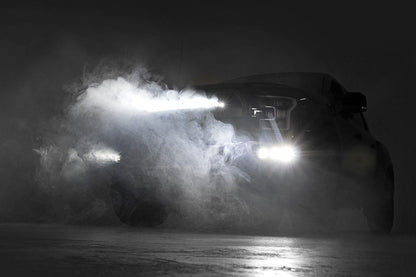 LED Light Kit | Grille Mount | 30" Black Single Row | White DRL | Ford Raptor (17-20) - Image 6