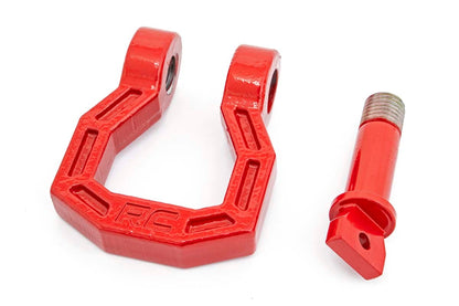 D-Ring | Forged | Pair | Red - Image 2