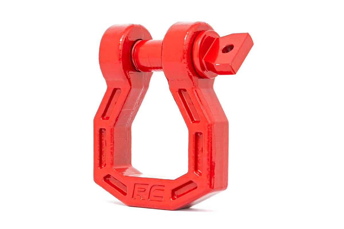 D-Ring | Forged | Pair | Red - Image 3