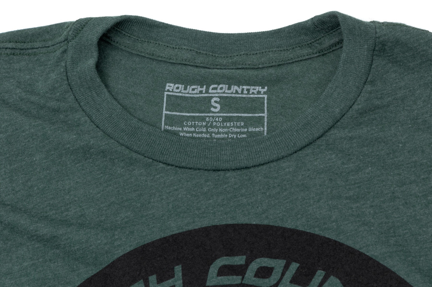 Rough Country T-Shirt | RC Mountains | Forest Green | 3XL - Image 3