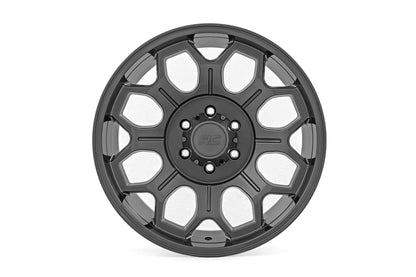 Rough Country 77 Series Wheel | One-Piece | Gunmetal Gray | 20x9 | 6x5.5 | 0mm - Image 2