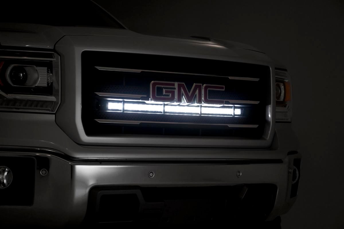 LED Light Kit | Behind Grille Mount | 30" Chrome Single Row | Chevy/GMC 1500 (14-18 & Classic) - Image 4
