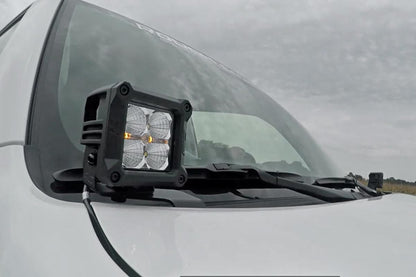 LED Light Kit | Ditch Mount | 2" Black Flood Pair | Toyota 4Runner (10-24) - Image 3