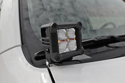 LED Light Kit | Ditch Mount | 2" Black Pair | Amber DRL | Toyota 4Runner (10-24) - Image 2