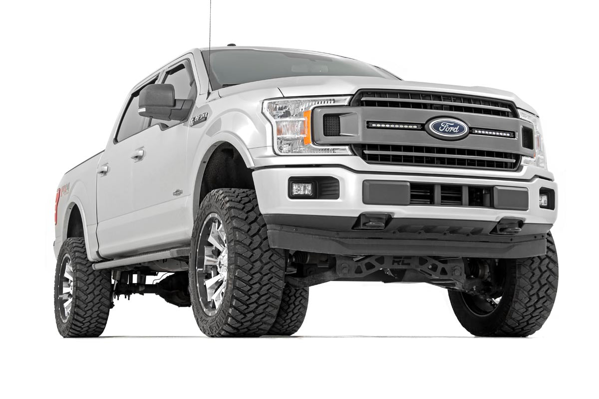 LED Light Kit | Grille Mount | 10" Black Slimline Pair | Ford F-150 (18-20) - Image 2