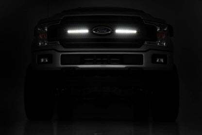 LED Light Kit | Grille Mount | 10" Black Slimline Pair | Ford F-150 (18-20) - Image 6