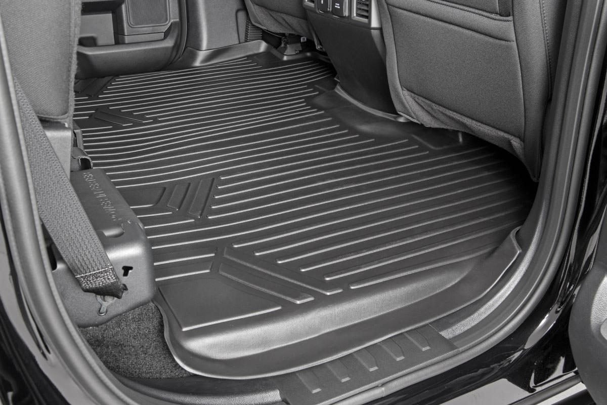 Floor Mats | FR & RR | Over Hump | Ford F-150 (15-26)/F-150 Lightning (22-26)/Raptor (17-25) - Image 3