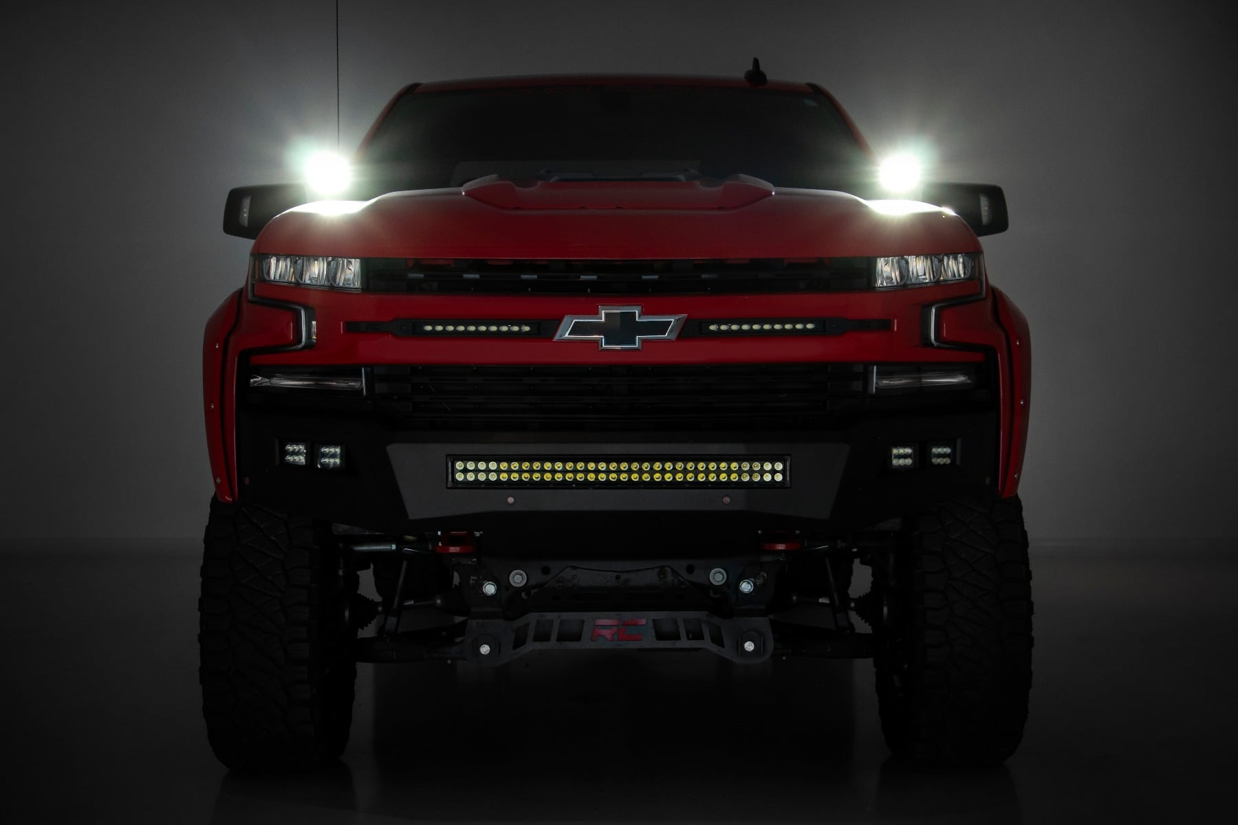 LED Light Kit | Ditch Mount | 2" Black Pair | Flood | Chevy Silverado 1500 (19-26) - Image 6