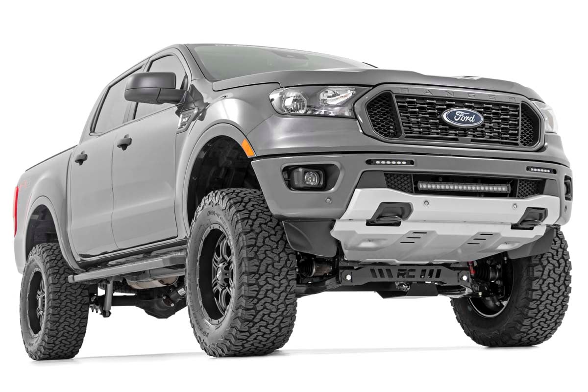 LED Light Kit | Bumper Mount | 6" Black Slimline Pair | Ford Ranger (19-23) - Image 2