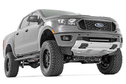 LED Light Kit | Bumper Mount | 6" Black Slimline Pair | Ford Ranger (19-23) - Image 2