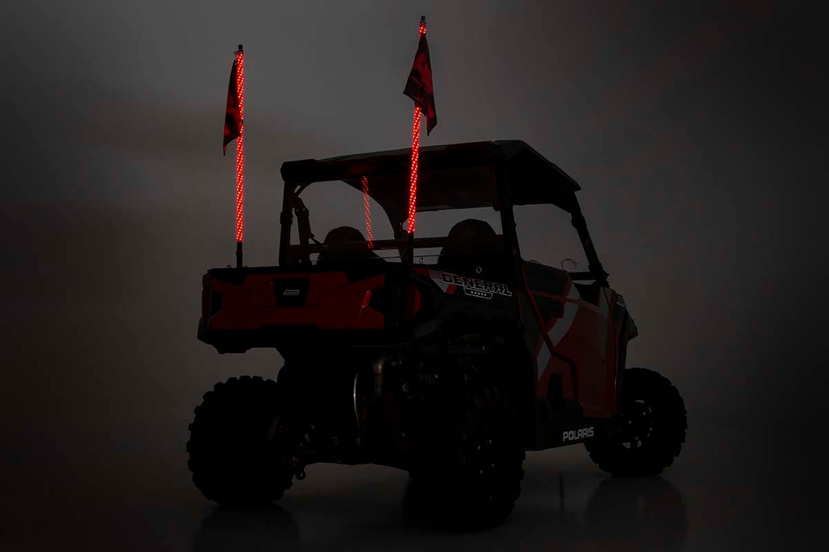 Multi-Color LED | Whip | 4' Long | Pair - Image 4