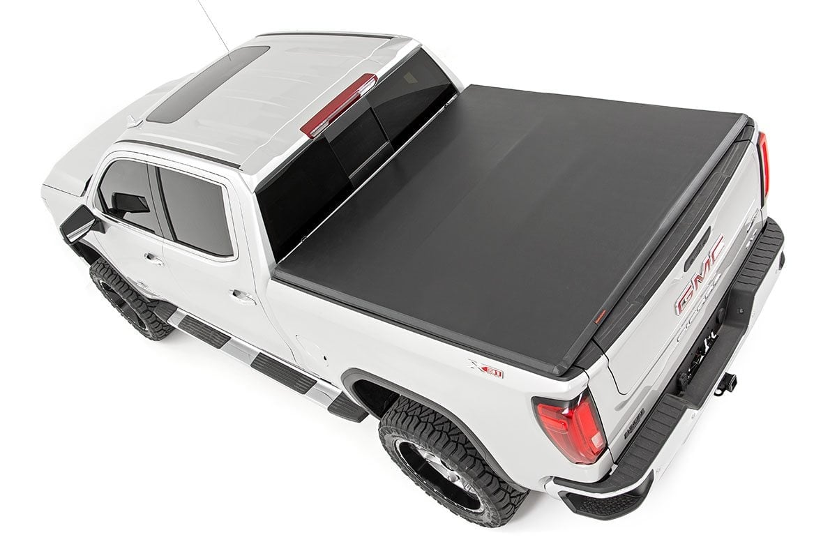 Soft Tri-Fold Bed Cover | 5'10" Bed | Chevy/GMC Sierra 1500 (19-26)/Silverado 1500 (19-26) - Image 2