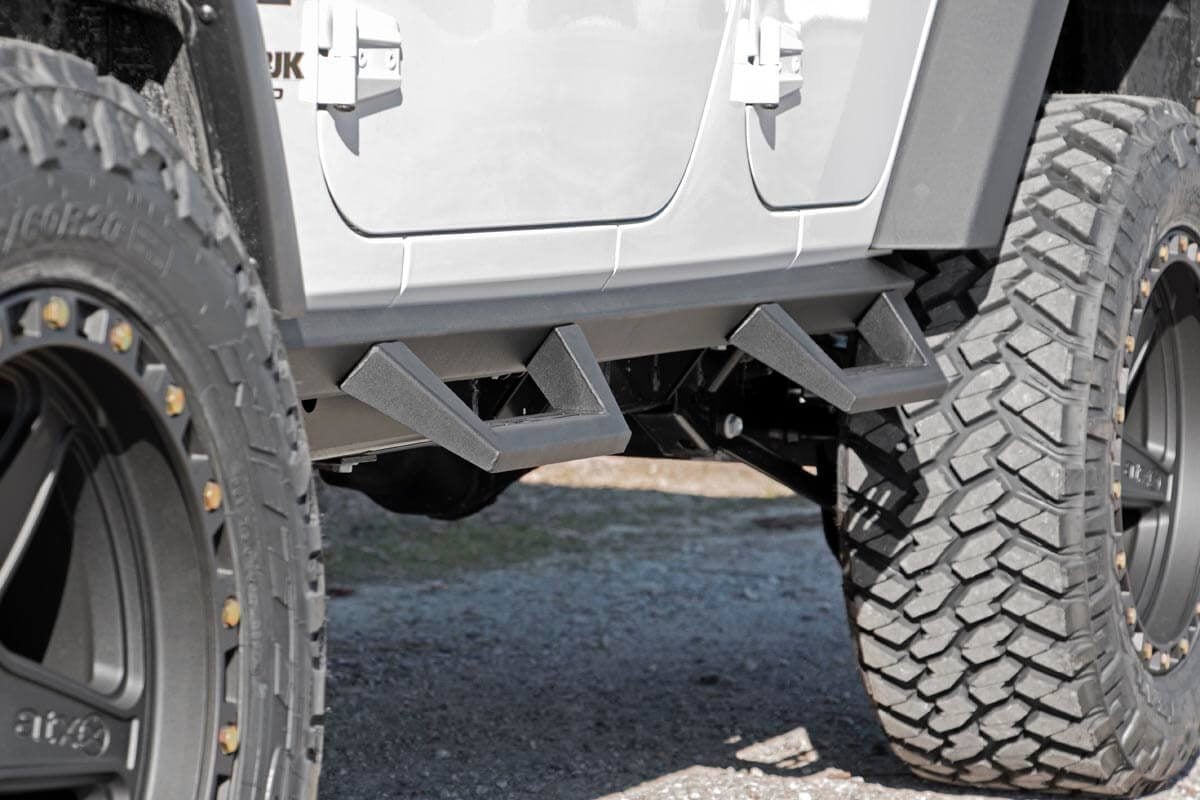Contoured Drop Steps | 4 Door | Jeep Wrangler Unlimited 2WD/4WD (2007-2018) - Image 6