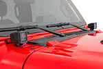 LED Light Kit | Cowl Mount | 2" Black Pair | White DRL | Jeep Gladiator JT/Wrangler JL (18-26) - Image 2