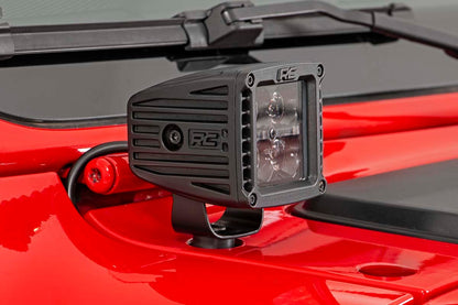 LED Light Kit | Cowl Mount | 2" Spectrum Pair | Jeep Gladiator JT/Wrangler JL (18-26) - Image 3