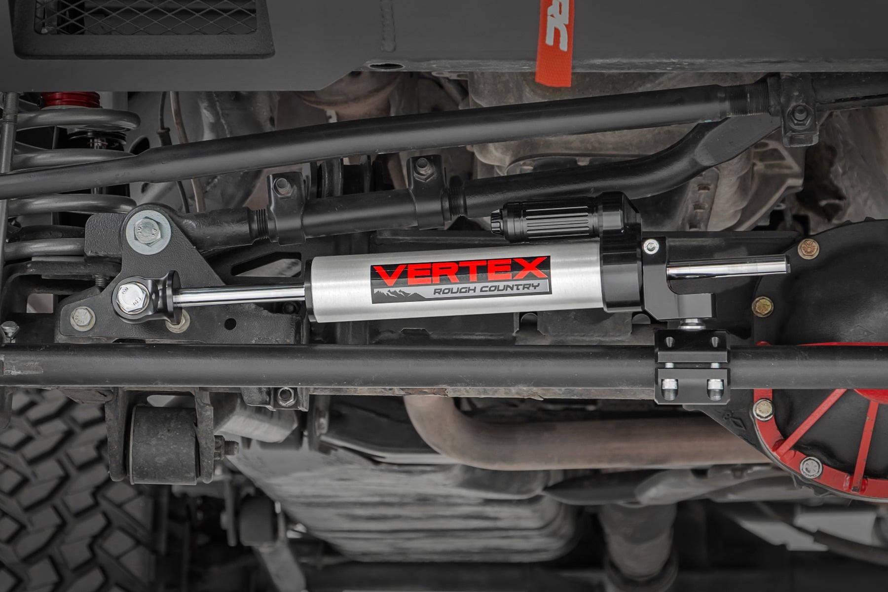 Vertex Steering Stabilizer | Pass-Through | Jeep Wrangler JK/Wrangler Unlimited (07-18) - Image 3