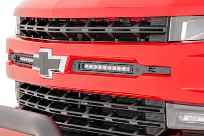 LED Light Kit | Grille Mount | 10" Chrome Slimline Pair | Chevy Silverado 1500 (19-22) - Image 2