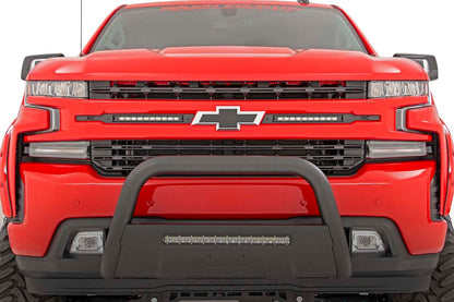 LED Light Kit | Grille Mount | 10" Chrome Slimline Pair | Chevy Silverado 1500 (19-22) - Image 3