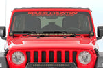 LED Light Kit | Hood Mount | 30" Black Single Row | Jeep Gladiator JT/Wrangler JL (18-26) - Image 2