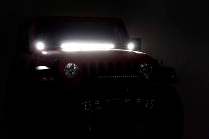 LED Light Kit | Cowl Mount | 2" Black Pair | White DRL | Jeep Gladiator JT/Wrangler JL (18-26) - Image 4