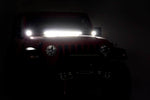 LED Light Kit | Hood Mount | 30" Black Single Row | Jeep Gladiator JT/Wrangler JL (18-26) - Image 5
