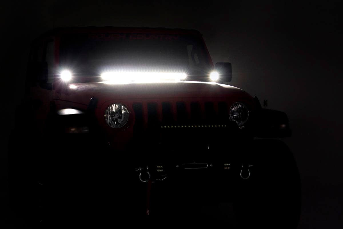 LED Light Kit | Hinge Mount | 2" Spectrum Pair | Jeep Gladiator JT/Wrangler JL (18-26) - Image 6