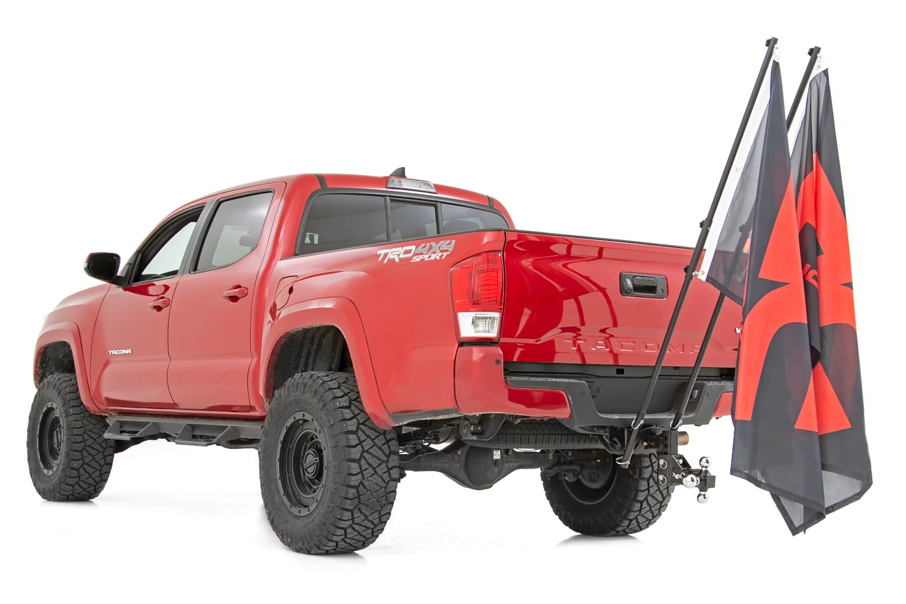 Flag Pole Holder | Dual | 2 Inch Hitch - Image 2