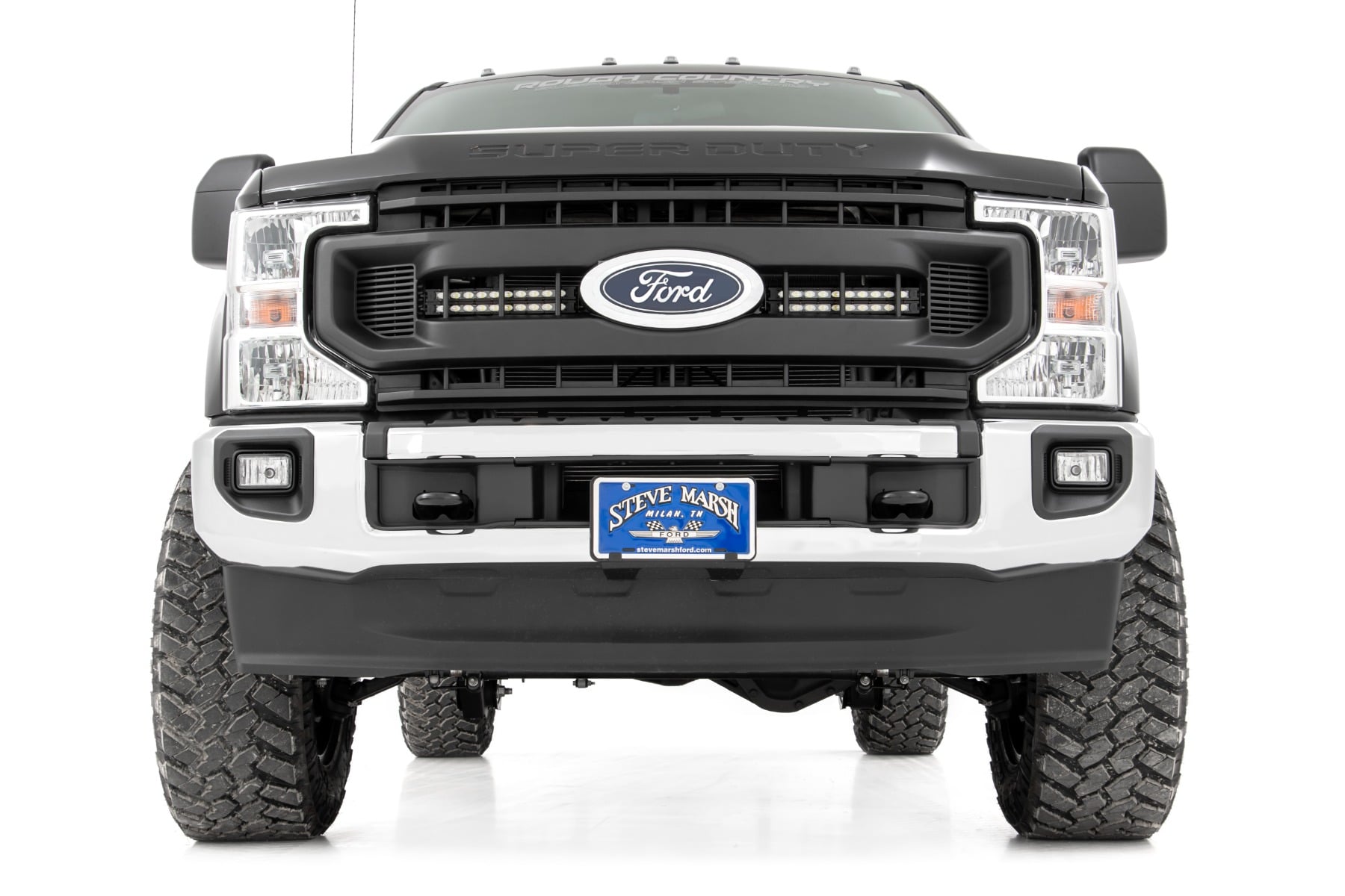 LED Light Kit | Grille Mount | 10 Inch Black | Slimline | Ford F-250 Super Duty (20-22) - Image 2
