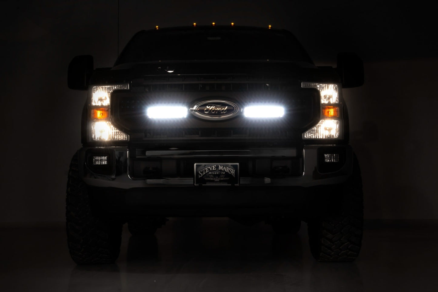 LED Light Kit | Grille Mount | 10 Inch Black | Slimline | Ford F-250 Super Duty (20-22) - Image 3