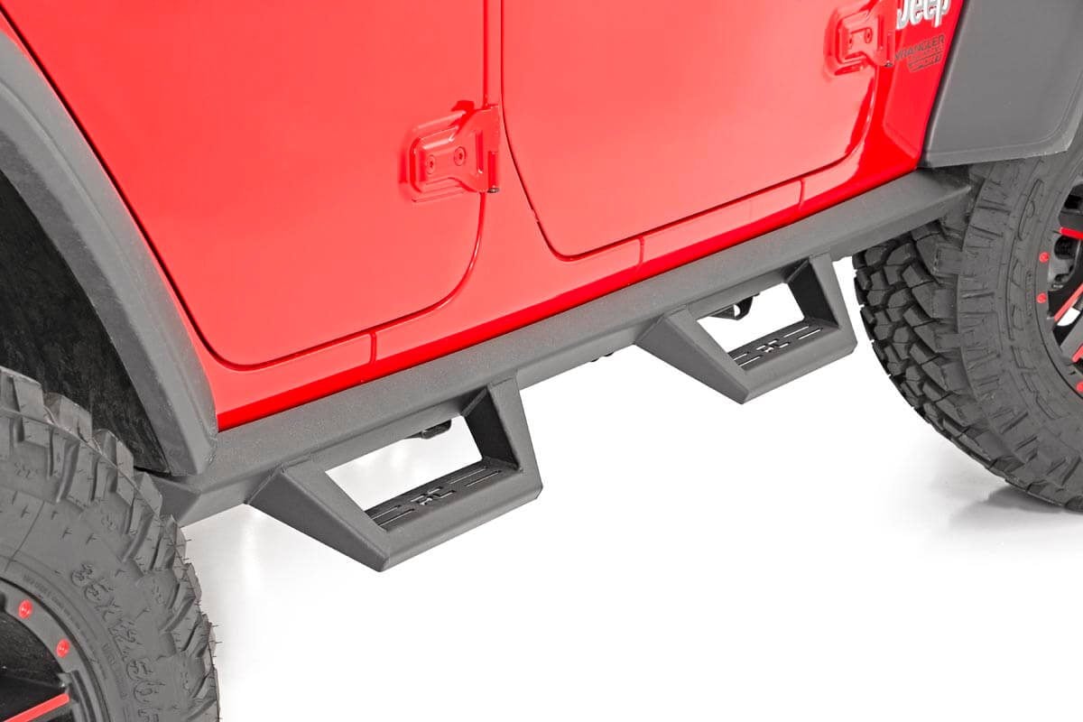 Contoured Drop Steps | 4 Door | Jeep Wrangler JL (21-25)/Wrangler Unlimited (18-26) - Image 2