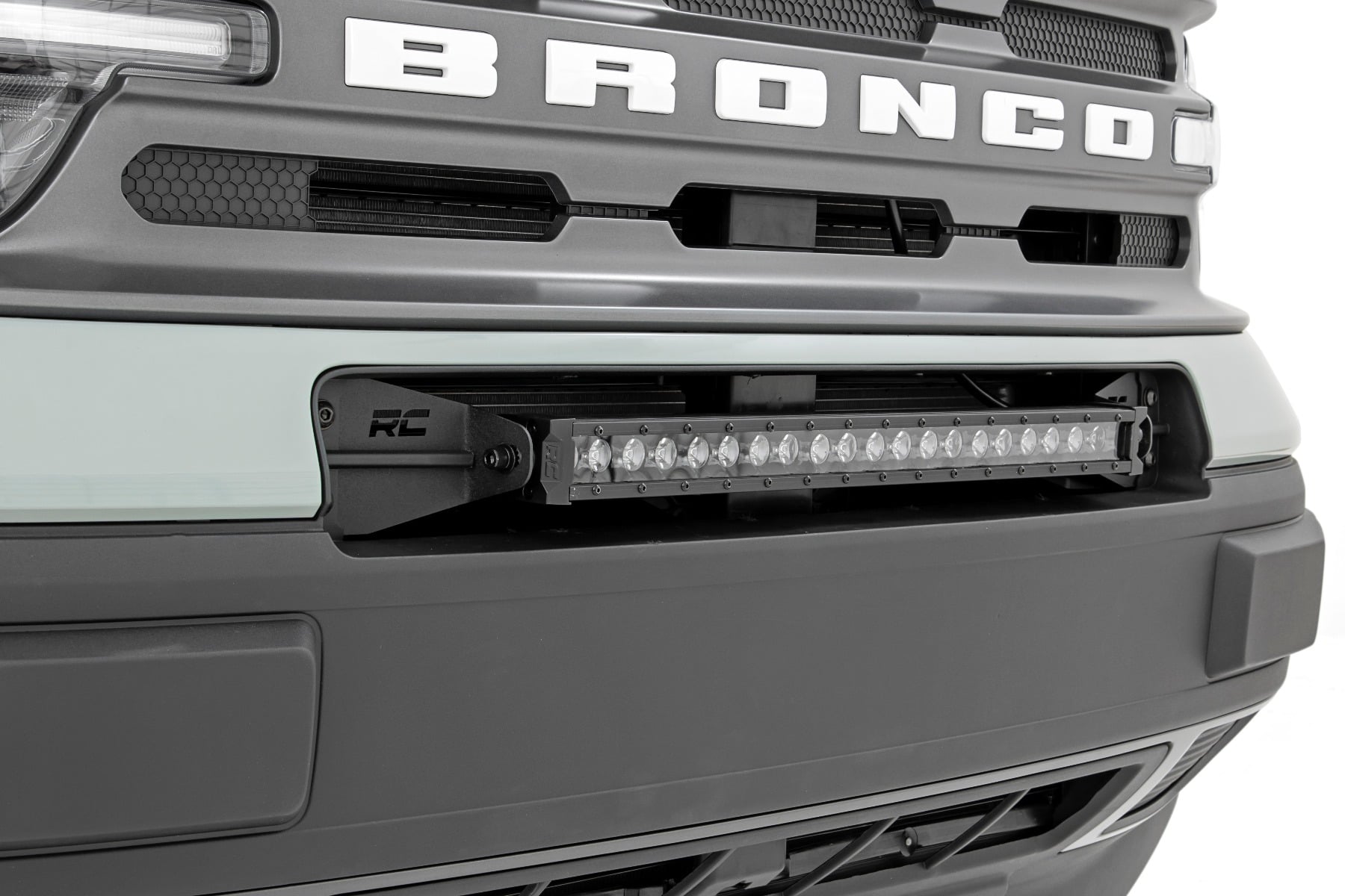 LED Light Kit | Bumper Mount | 20" Black Single Row | Ford Bronco Sport (21-26)