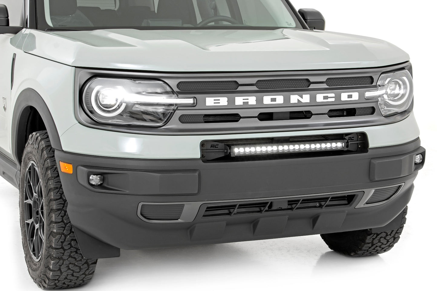 LED Light Kit | Bumper Mount | 20" Black Single Row | Ford Bronco Sport (21-26) - Image 3