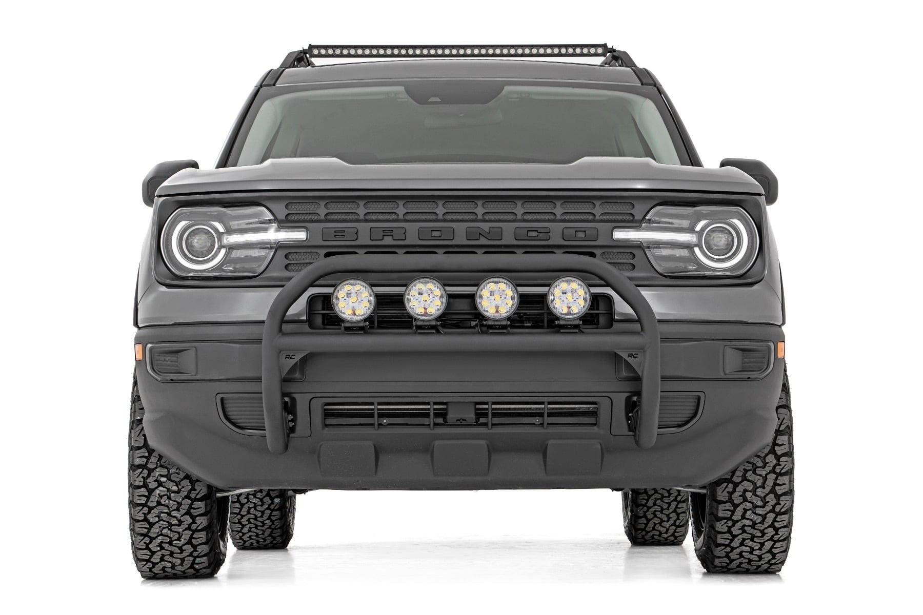 Nudge Bar | 4 Inch Round Led (x4) | Ford Bronco Sport 4WD (2021-2024) - Image 3