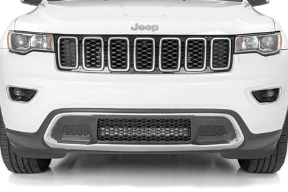 LED Light Kit | Bumper Mount | 20" Chrome Dual Row | White DRL | Jeep Grand Cherokee WK2 (11-20) - Image 3