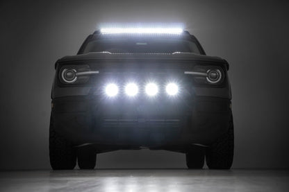 Nudge Bar | 20 Inch Black Single Row LED | Ford Bronco Sport 4WD (2021-2024) - Image 6