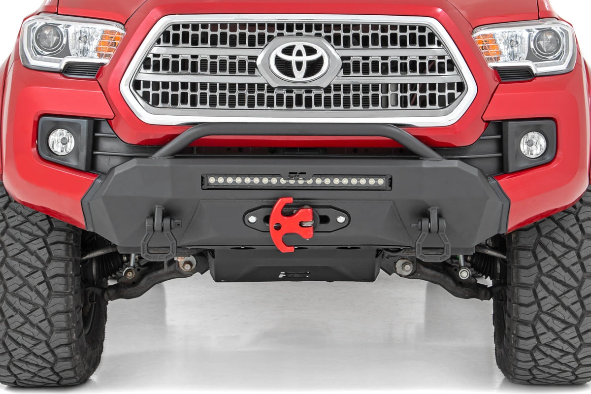 Front Bumper | Hybrid | 9500-Lb Pro Series Winch | Synthetic Rope | Toyota Tacoma (16-23) - Image 2