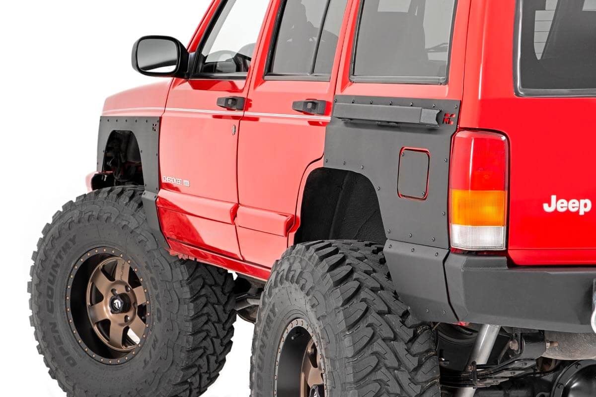 Fender & Quarter Panel Armor | Rear | Combo | Jeep Cherokee XJ 2WD/4WD (97-01) - Image 3