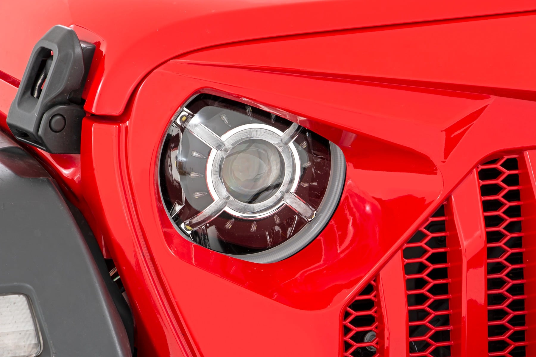 9 Inch DRL Halo LED Headlights | DOT Approved | Jeep Gladiator JT/Wrangler JL (18-26) - Image 3