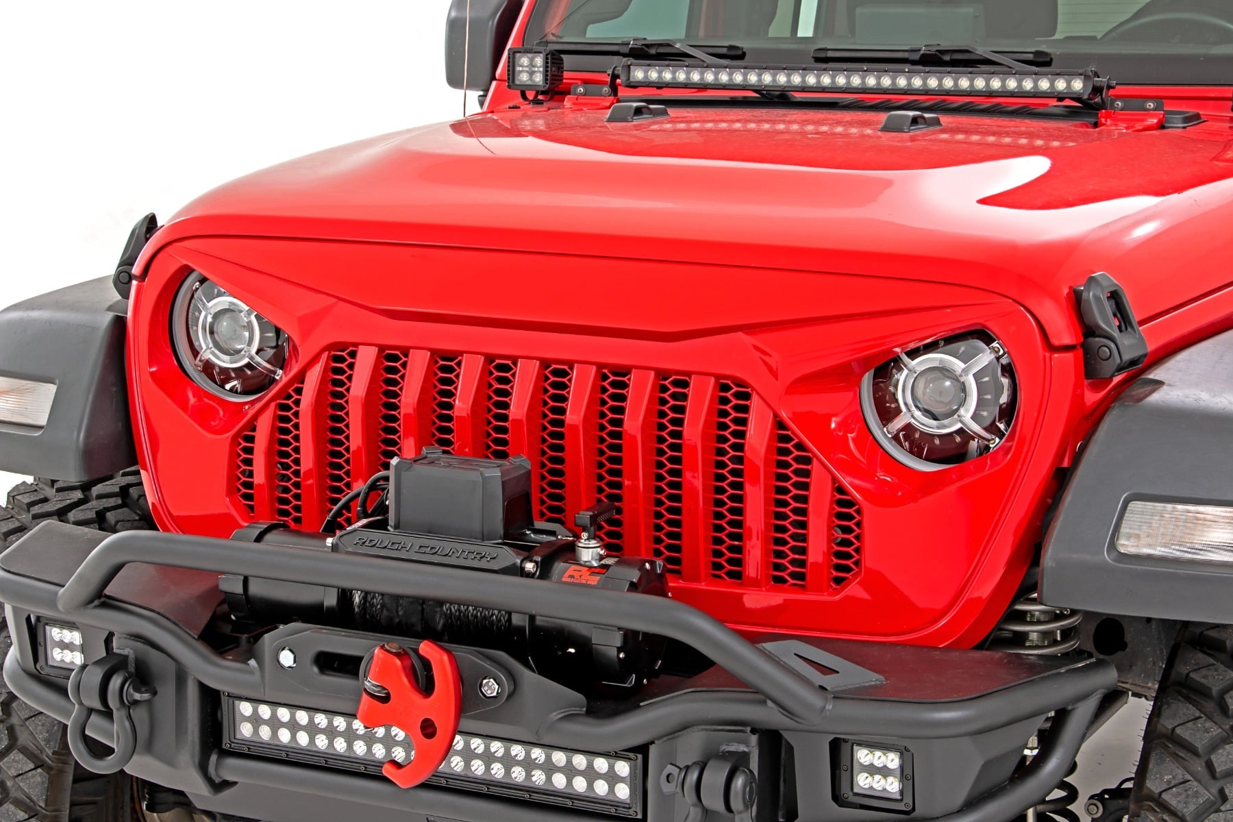 9 Inch DRL Halo LED Headlights | DOT Approved | Jeep Gladiator JT/Wrangler JL (18-26) - Image 4