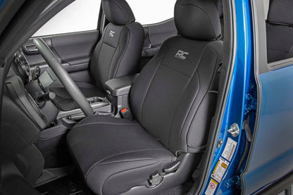 Seat Covers | Front | Double Cab | Toyota Tacoma 2WD/4WD (2016-2023) - Image 2