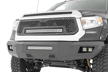 Mesh Grille | 30" Dual Row LED | Black | Amber DRL | Toyota Tundra (14-17) - Image 2