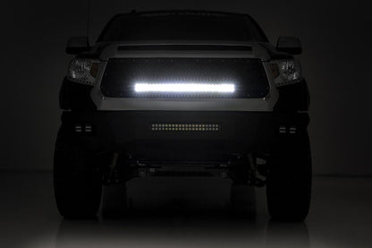 Mesh Grille | 30" Dual Row LED | Black | Amber DRL | Toyota Tundra (14-17) - Image 5