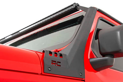 LED Light Kit | Windshield Mount | 50" BLK Single Row | Jeep Gladiator JT/Wrangler JL (18-26) - Image 4