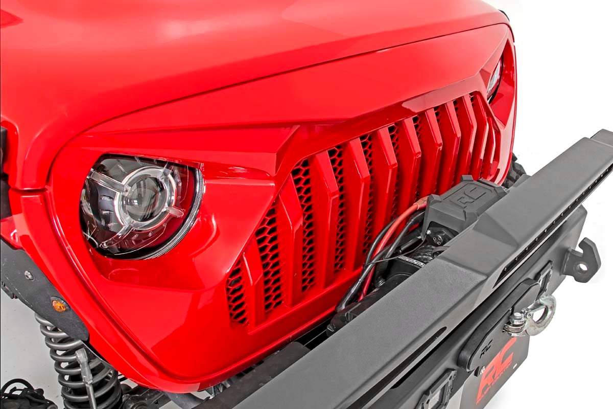 Replacement Grille | Angry Eyes | Jeep Gladiator JT/Wrangler JL 4WD (18-26) - Image 2
