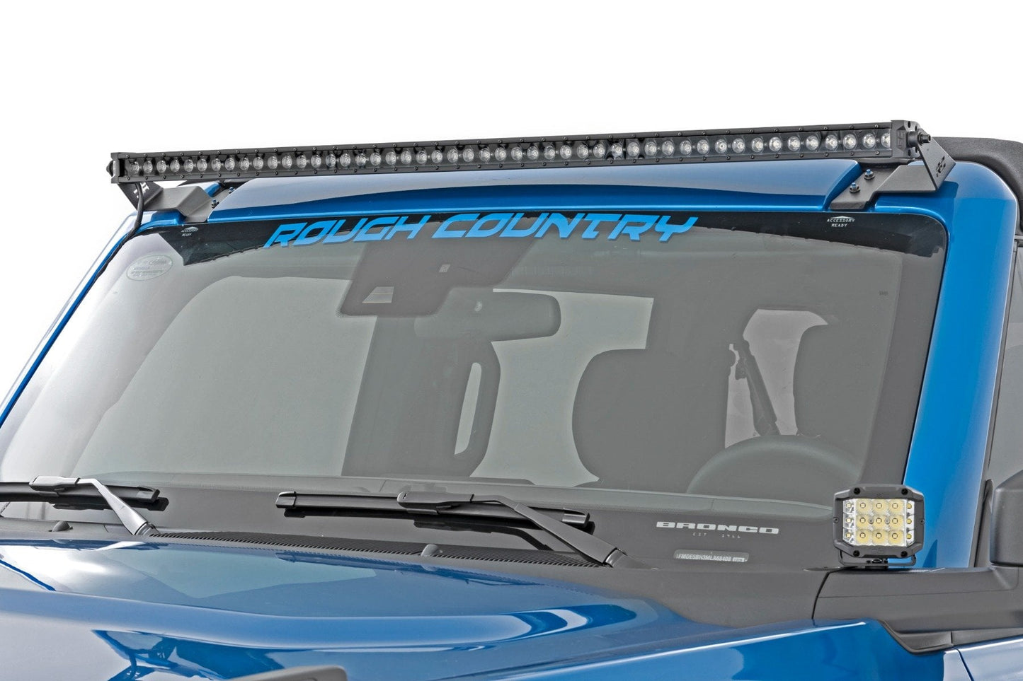 50 Inch Black Series LED Light Bar | Single Row | Cool White DRL - Image 3