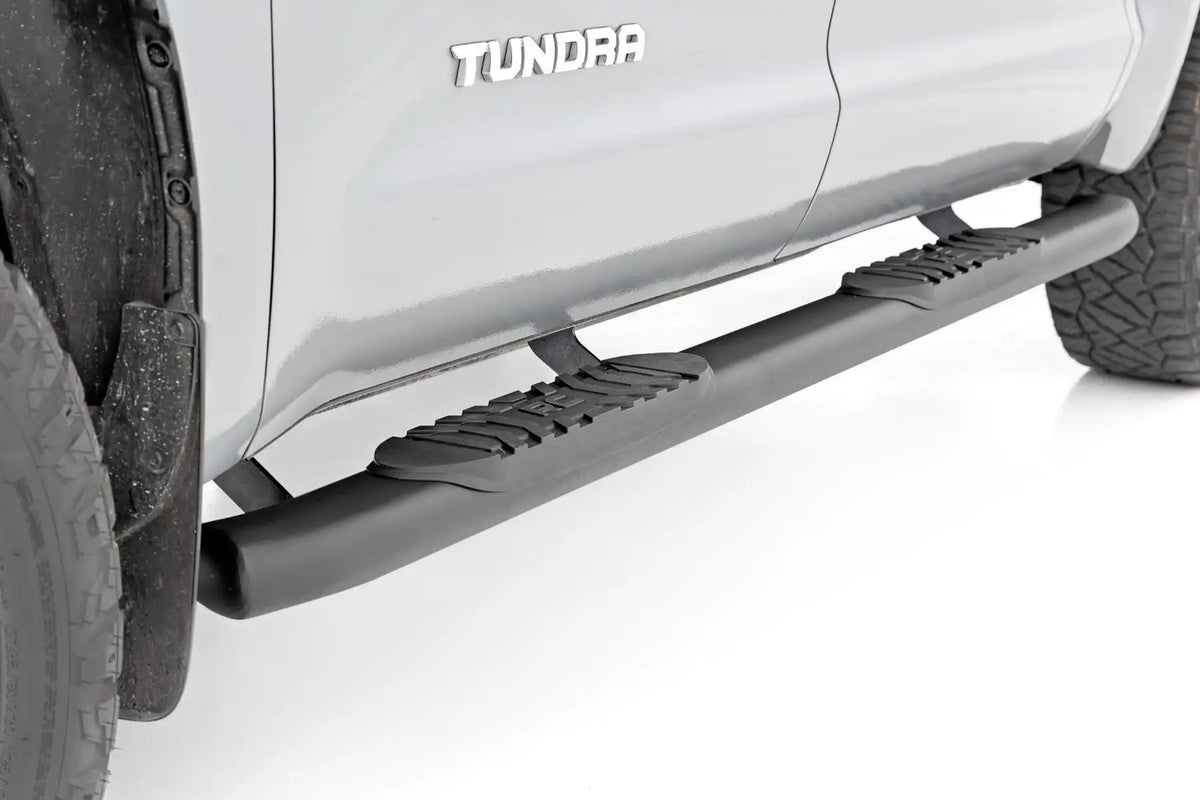 OVAL NERF STEP CREW CAB | BLACK | TOYOTA TUNDRA 2WD/4WD (07-21)