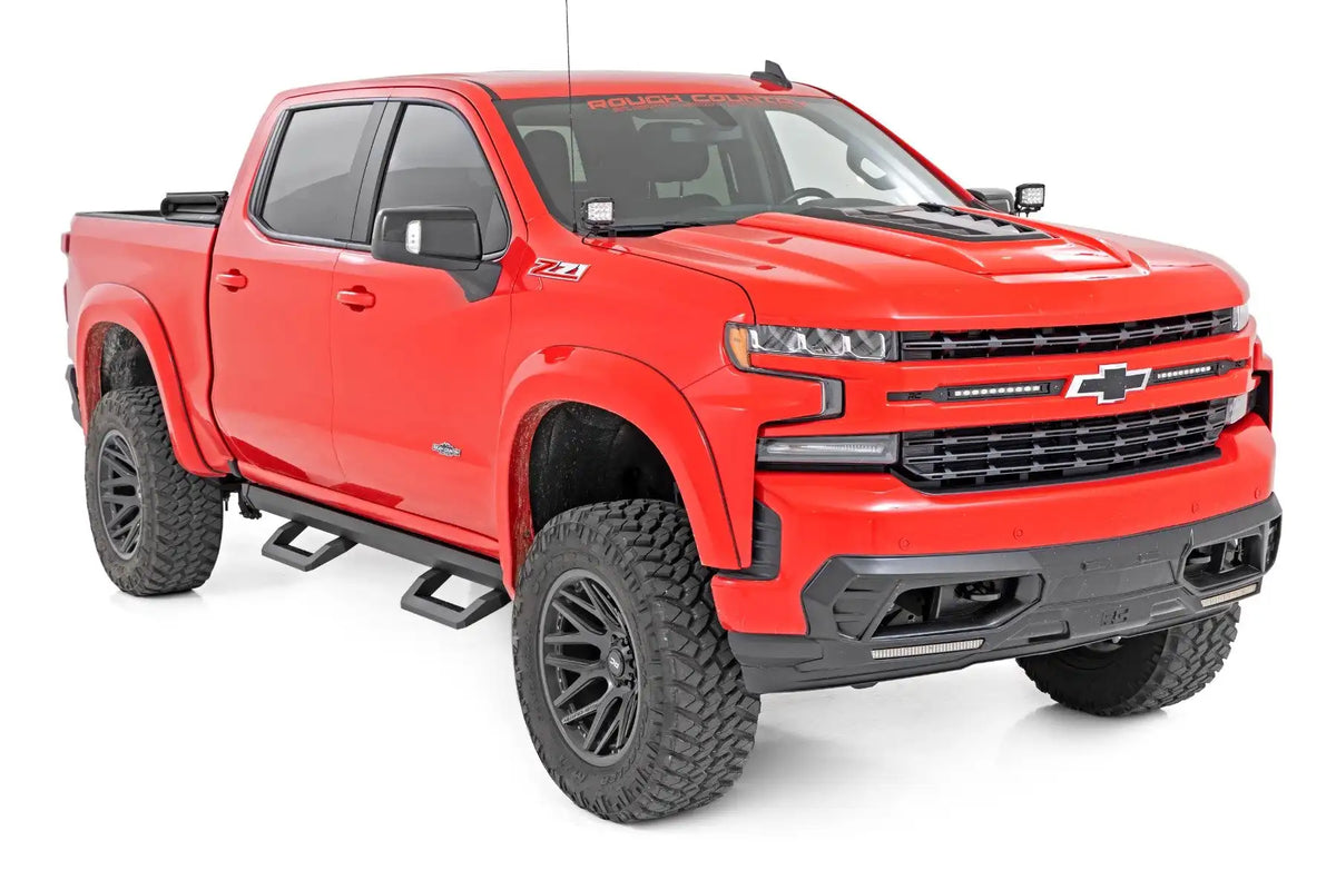 SR2 ADJUSTABLE ALUMINUM STEPS CREW CAB | CHEVY/GMC 1500/2500HD/3500HD 2WD/4WD