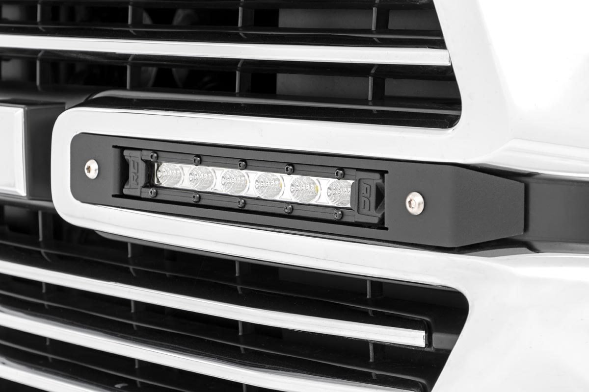 Dual 6in LED Grille Kit | Chrome Slimline | Ram 1500 2WD/4WD (2019-2024) - Image 2
